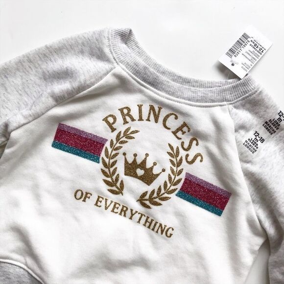 The children’s place NWT princess sweatshirt 12-18 - Picture 2 of 4